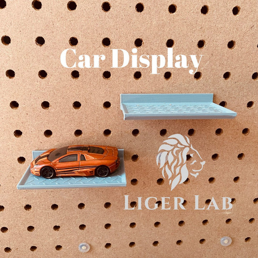 Display Hotwheels Matchbox Model Car on PegBoard
